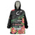Personalized Libya Revolution Day Wearable Blanket Hoodie Libyan Map With Pomegranate Blossom - Wonder Print Shop