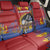 Eswatini Umhlanga Back Car Seat Cover Nguni Shield With Reed - Wonder Print Shop