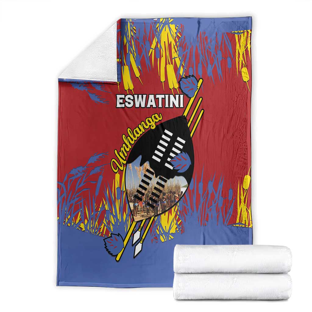 Eswatini Umhlanga Blanket Nguni Shield With Reed - Wonder Print Shop