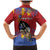 Personalized Eswatini Umhlanga Family Matching Mermaid Dress and Hawaiian Shirt Nguni Shield With Reed - Wonder Print Shop