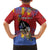 Personalized Eswatini Umhlanga Family Matching Off Shoulder Short Dress and Hawaiian Shirt Nguni Shield With Reed - Wonder Print Shop