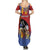 Personalized Eswatini Umhlanga Family Matching Summer Maxi Dress and Hawaiian Shirt Nguni Shield With Reed - Wonder Print Shop