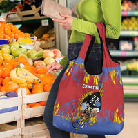 Eswatini Umhlanga Grocery Bag Nguni Shield With Reed - Wonder Print Shop