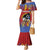 Personalized Eswatini Umhlanga Mermaid Dress Nguni Shield With Reed - Wonder Print Shop