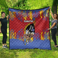 Eswatini Umhlanga Quilt Nguni Shield With Reed - Wonder Print Shop