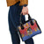 Eswatini Umhlanga Shoulder Handbag Nguni Shield With Reed - Wonder Print Shop
