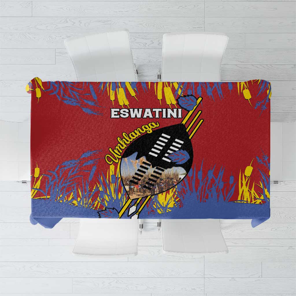 Eswatini Umhlanga Tablecloth Nguni Shield With Reed - Wonder Print Shop
