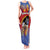 Personalized Eswatini Umhlanga Tank Maxi Dress Nguni Shield With Reed - Wonder Print Shop