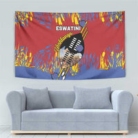 Eswatini Umhlanga Tapestry Nguni Shield With Reed - Wonder Print Shop