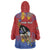 Personalized Eswatini Umhlanga Wearable Blanket Hoodie Nguni Shield With Reed - Wonder Print Shop