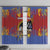 Eswatini Umhlanga Window Curtain Nguni Shield With Reed - Wonder Print Shop
