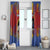 Eswatini Umhlanga Window Curtain Nguni Shield With Reed - Wonder Print Shop