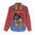 Personalized Eswatini Umhlanga Women Casual Shirt Nguni Shield With Reed - Wonder Print Shop