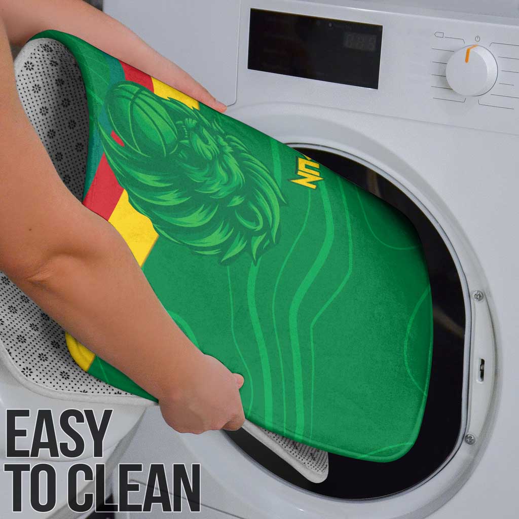 Custom Cameroon Basketball Bathroom Set Go Champions Indomitable Lions - Wonder Print Shop