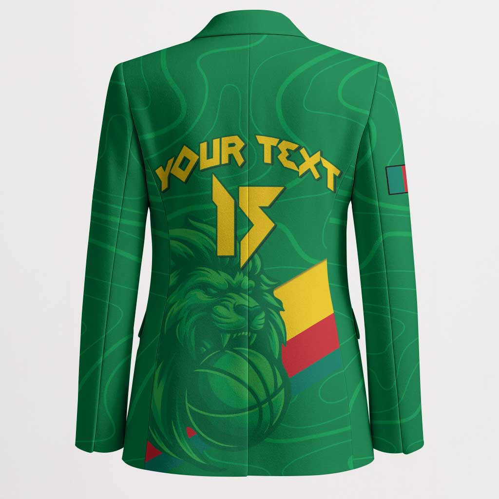 Custom Cameroon Basketball Blazer Go Champions Indomitable Lions - Wonder Print Shop