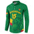 Custom Cameroon Basketball Button Sweatshirt Go Champions Indomitable Lions - Wonder Print Shop