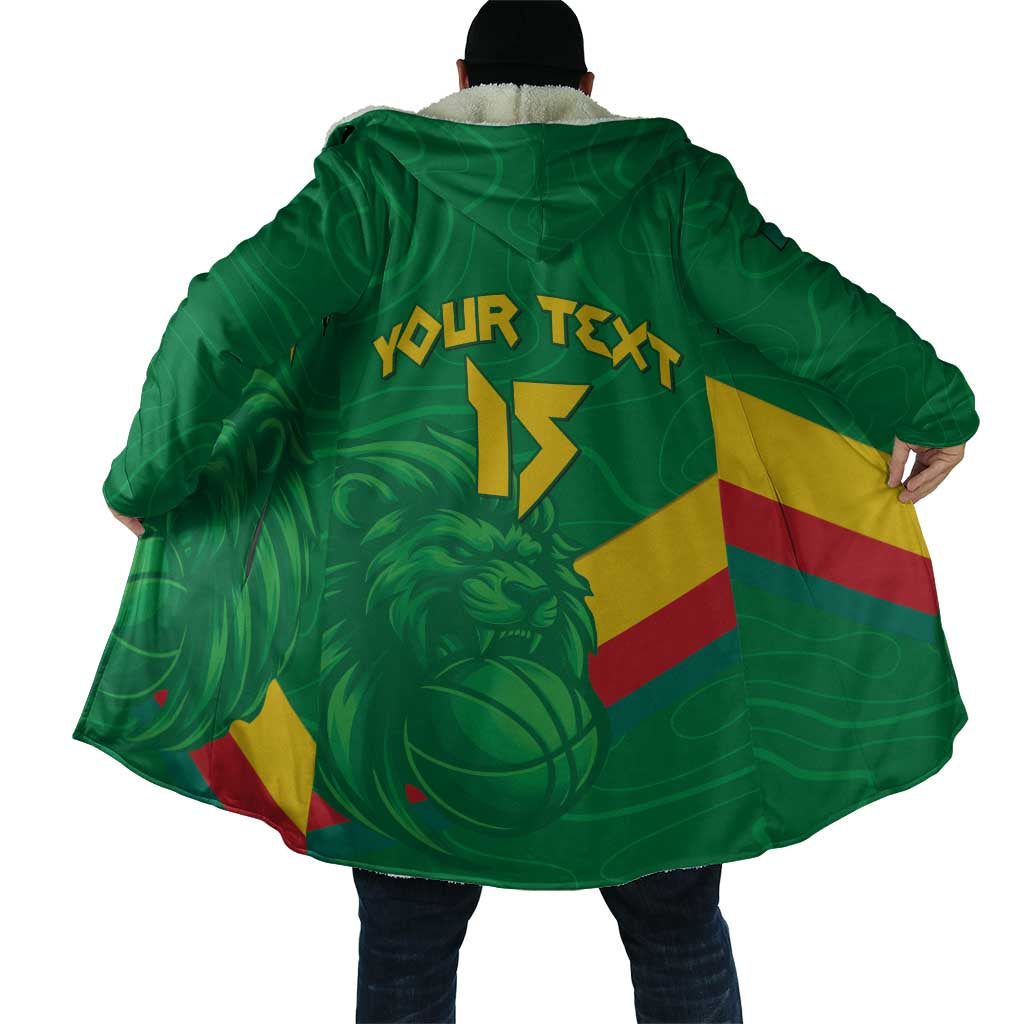 Custom Cameroon Basketball Cloak Go Champions Indomitable Lions - Wonder Print Shop