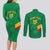 Custom Cameroon Basketball Couples Matching Long Sleeve Bodycon Dress and Long Sleeve Button Shirt Go Champions Indomitable Lions - Wonder Print Shop