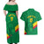 Custom Cameroon Basketball Couples Matching Off Shoulder Maxi Dress and Hawaiian Shirt Go Champions Indomitable Lions - Wonder Print Shop