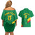 Custom Cameroon Basketball Couples Matching Off Shoulder Short Dress and Hawaiian Shirt Go Champions Indomitable Lions - Wonder Print Shop