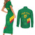 Custom Cameroon Basketball Couples Matching Short Sleeve Bodycon Dress and Long Sleeve Button Shirt Go Champions Indomitable Lions - Wonder Print Shop