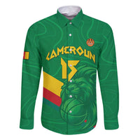 Custom Cameroon Basketball Family Matching Mermaid Dress and Hawaiian Shirt Go Champions Indomitable Lions - Wonder Print Shop