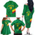 Custom Cameroon Basketball Family Matching Off The Shoulder Long Sleeve Dress and Hawaiian Shirt Go Champions Indomitable Lions - Wonder Print Shop