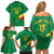 Custom Cameroon Basketball Family Matching Off Shoulder Short Dress and Hawaiian Shirt Go Champions Indomitable Lions - Wonder Print Shop