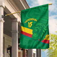 Custom Cameroon Basketball Garden Flag Go Champions Indomitable Lions - Wonder Print Shop