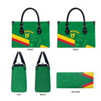 Custom Cameroon Basketball Leather Bag Go Champions Indomitable Lions - Wonder Print Shop