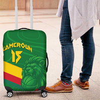 Custom Cameroon Basketball Luggage Cover Go Champions Indomitable Lions - Wonder Print Shop