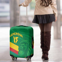 Custom Cameroon Basketball Luggage Cover Go Champions Indomitable Lions - Wonder Print Shop