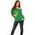 Custom Cameroon Basketball Off Shoulder Sweater Go Champions Indomitable Lions - Wonder Print Shop