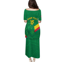 Custom Cameroon Basketball Puletasi Go Champions Indomitable Lions - Wonder Print Shop