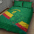 Custom Cameroon Basketball Quilt Bed Set Go Champions Indomitable Lions - Wonder Print Shop