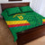 Custom Cameroon Basketball Quilt Bed Set Go Champions Indomitable Lions - Wonder Print Shop