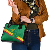 Custom Cameroon Basketball Shoulder Handbag Go Champions Indomitable Lions - Wonder Print Shop