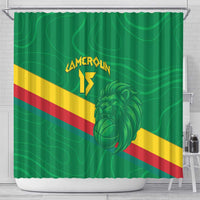 Custom Cameroon Basketball Shower Curtain Go Champions Indomitable Lions - Wonder Print Shop