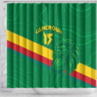 Custom Cameroon Basketball Shower Curtain Go Champions Indomitable Lions - Wonder Print Shop