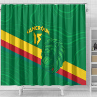 Custom Cameroon Basketball Shower Curtain Go Champions Indomitable Lions - Wonder Print Shop