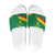 Custom Cameroon Basketball Slide Sandals Go Champions Indomitable Lions - Wonder Print Shop