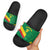 Custom Cameroon Basketball Slide Sandals Go Champions Indomitable Lions - Wonder Print Shop