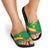 Custom Cameroon Basketball Slide Sandals Go Champions Indomitable Lions - Wonder Print Shop