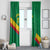 Custom Cameroon Basketball Window Curtain Go Champions Indomitable Lions - Wonder Print Shop