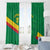 Custom Cameroon Basketball Window Curtain Go Champions Indomitable Lions - Wonder Print Shop