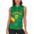 Custom Cameroon Basketball Women Sleeveless Polo Shirt Go Champions Indomitable Lions - Wonder Print Shop