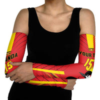 Custom Uganda Basketball Arm Sleeves Go Silverbacks - Wonder Print Shop
