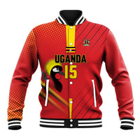 Custom Uganda Basketball Baseball Jacket Go Silverbacks - Wonder Print Shop