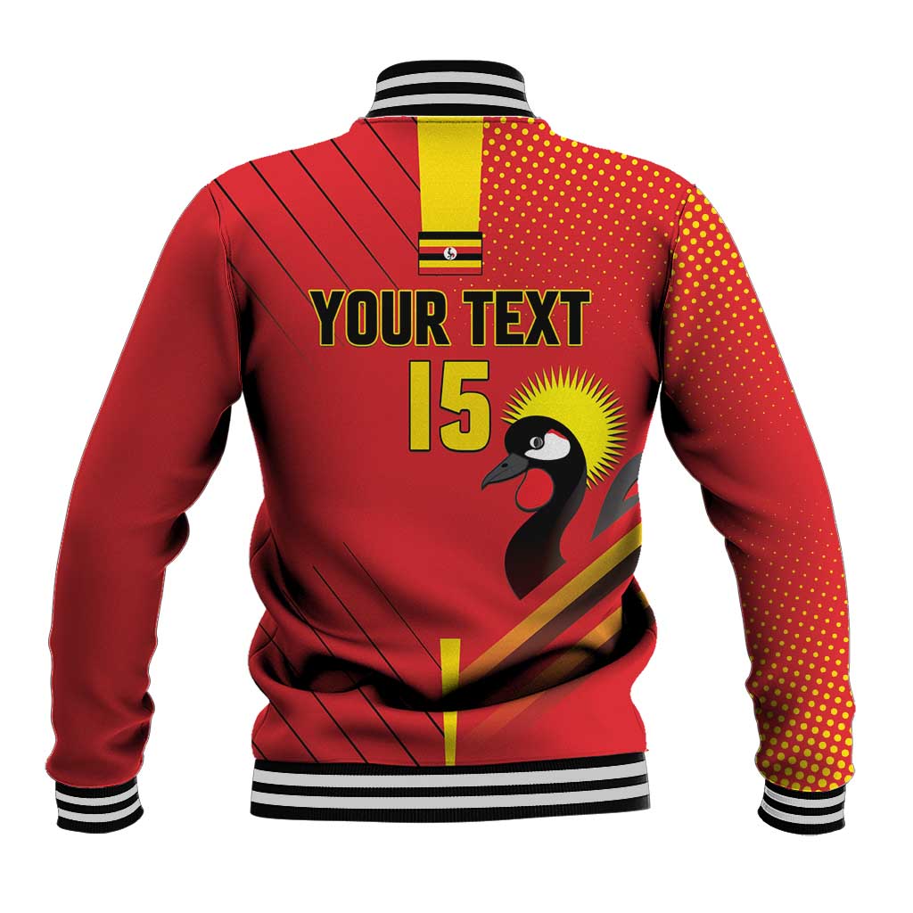 Custom Uganda Basketball Baseball Jacket Go Silverbacks - Wonder Print Shop