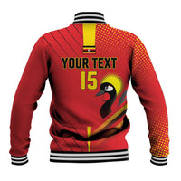 Custom Uganda Basketball Baseball Jacket Go Silverbacks - Wonder Print Shop